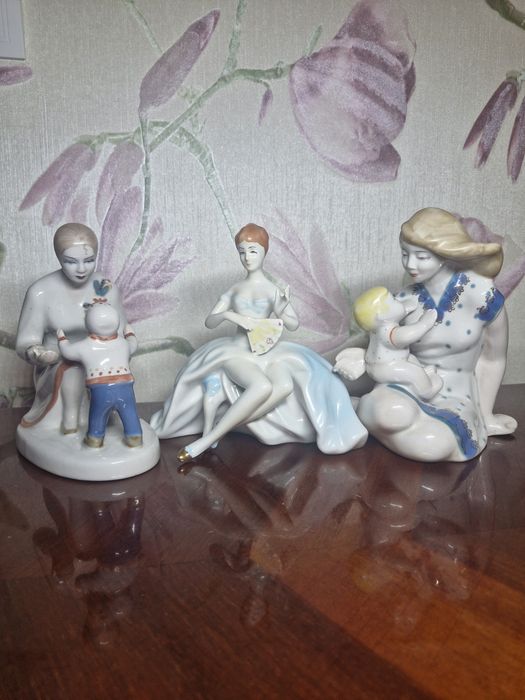 фарфоровые Статуэтки.  Керамика. Фигурки. Посуда. Раритет.