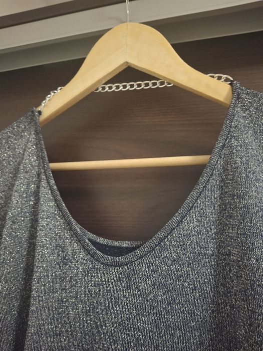 Bluzka z metaliczną nitką