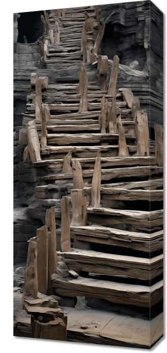 Obraz 30x70cm Schody do Nieznanego