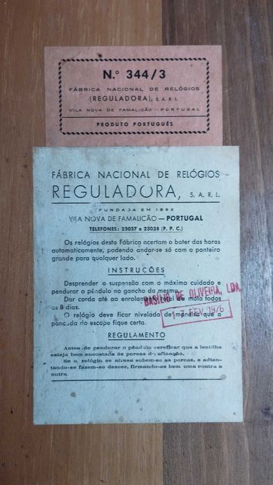 Relógios reguladora antigos