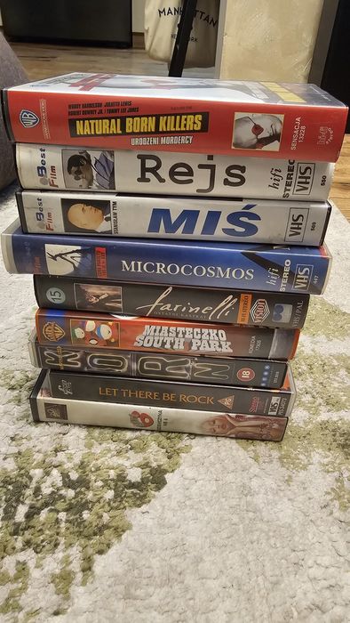 Zestaw 9 kaset vhs
