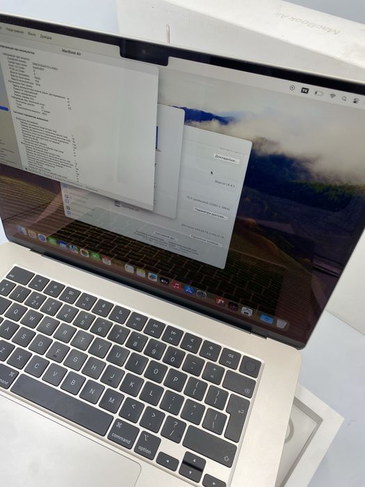 Apple MacBook Air 15 M2 8/256GB Starlight MQKU3 2023