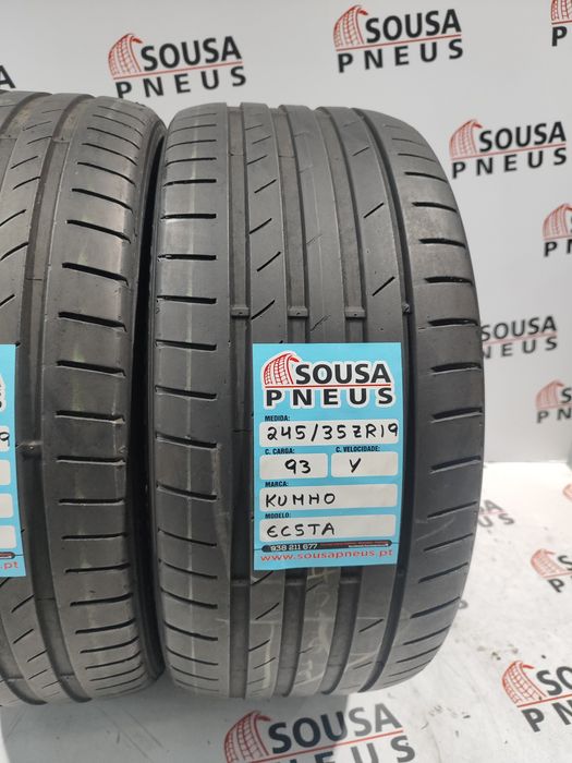 2 pneus 90% de piso 245-35rR19 Kumho - Oferta dos Portes 160 Euros