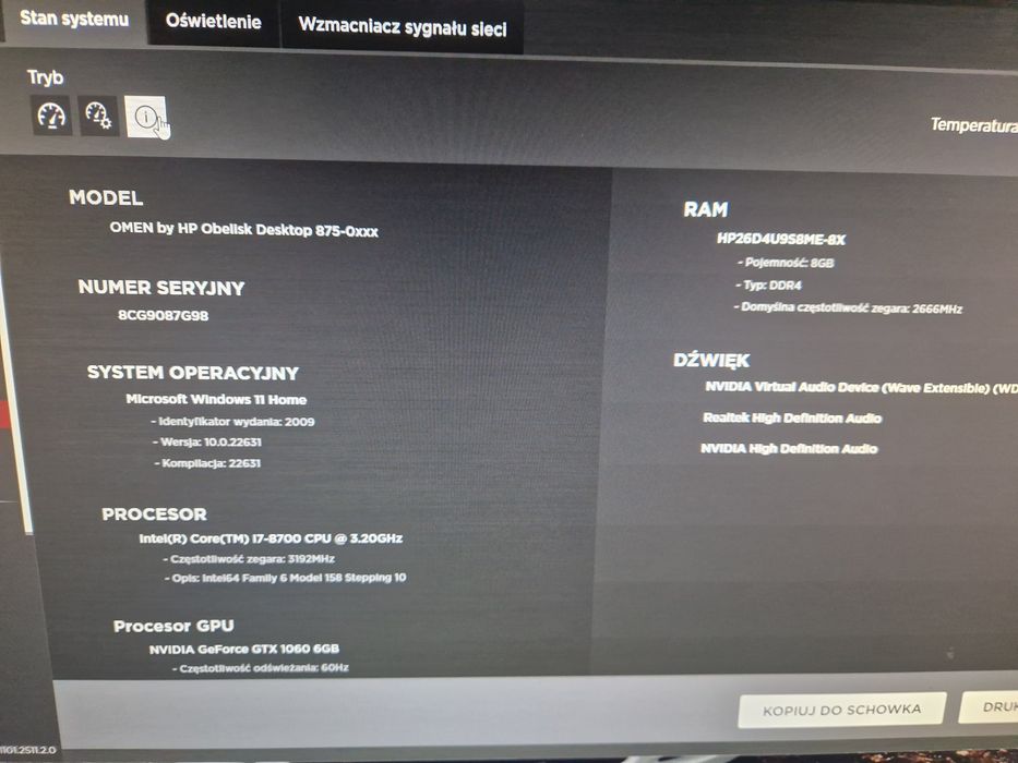 HP Obelisk desktop 875-00**nw