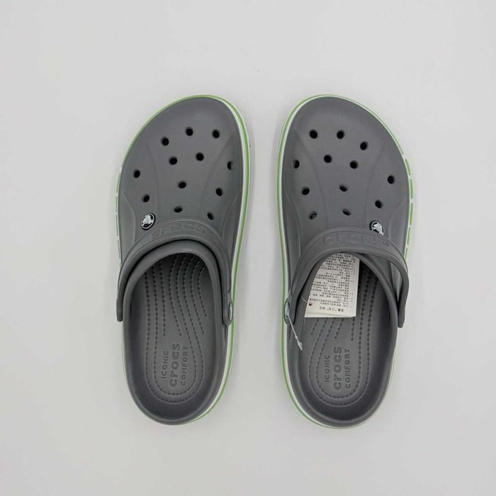 Кроксы сабо crocs bayaband clog navy синие, charcoal серые унисекс