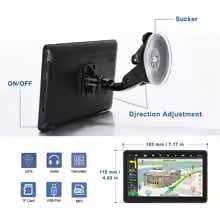 7" GPS навігатор для вантажних авто