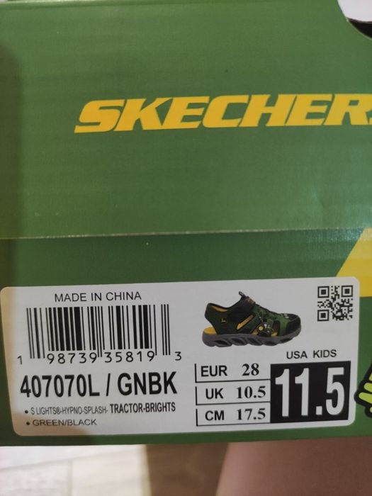 Original Sketchers Kids 28 розмір 17,5см і 32 розмір 20см