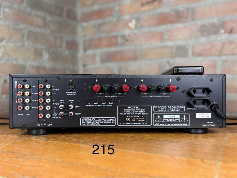 ROTEL RA-985BX Mocny wzmacniacz stereo - Pilot - Japan Sound