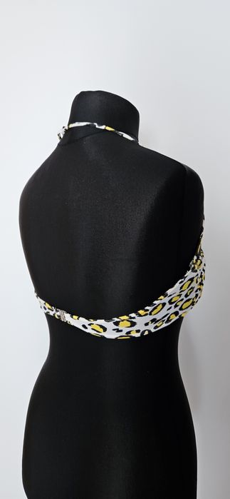 Góra stroju kostium kąpielowy motyw zwierzęcy lampart tygrys S koci 36