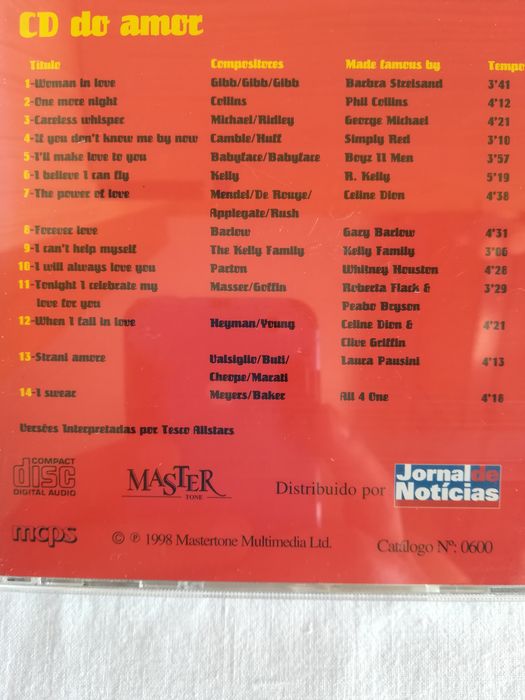 5 CD'S Música, Vários