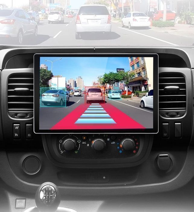 Radio Android 15 13,1” CarPlay Android Auto – Trafic 3 Vivaro B GPS Nawigacja Stacja Multimedialna WiFi Bluetooth DSP 4G LTE PL 6GB/128GB