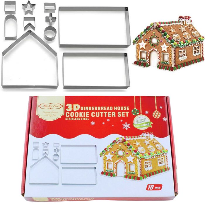 Domek Z Piernika Foremki Do Pierników Chatka Świąteczne Wykrawacze