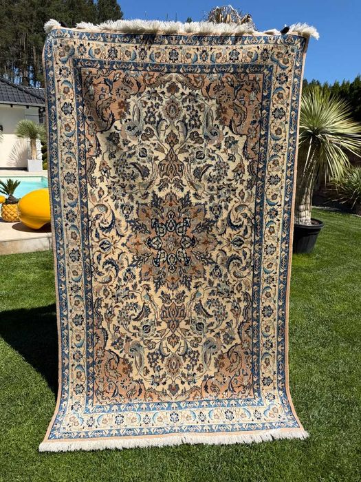Nowy Dywan Perski Nain Kaszmir + Jedwab Iran 215x120 sklep 13 tyś