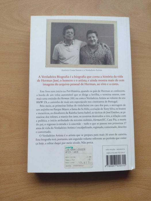 Livro "Herman: O Verdadeiro Artista". Envio grátis p/ todo o país.