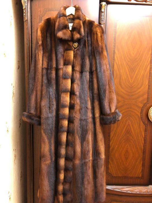 Норковая шуба натуральная цельная Греция