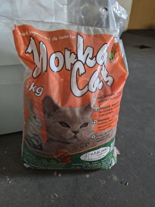 Żwirek pellet nowy 5 kg do kuwety kot, królik