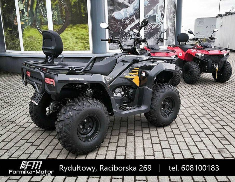 QJMOTOR SFA 300 NOWOŚĆ - ATV Quad QJMOTOR SFA300 23KM 4x2 Kufer Homologacja T3B