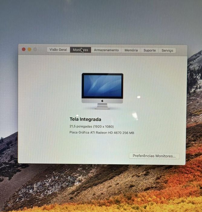 Apple iMac 21.5 , Mid 2010, 8gb, 500gb - Funcionando Perfeitamente