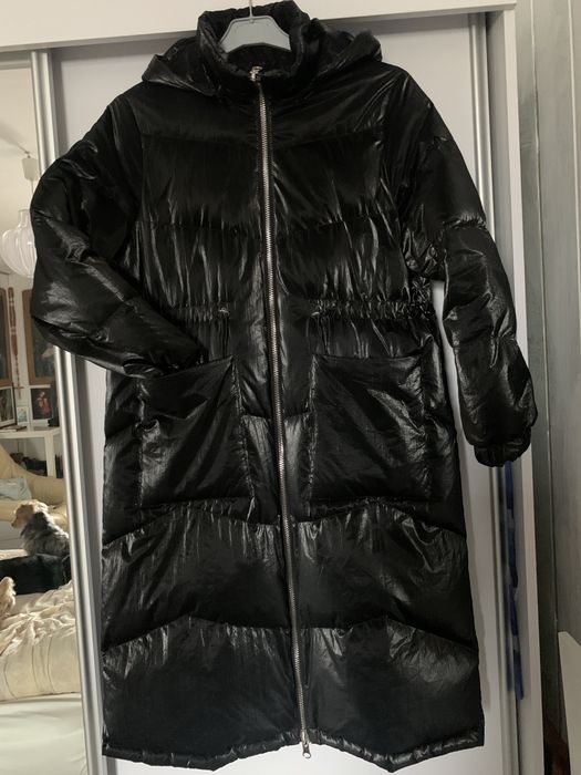 Plaszcz z puchu/pierza naturalnego XL