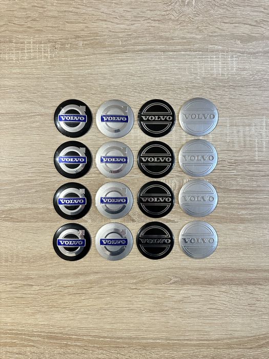 Conjunto 4 Centros Volvo  56mm 60mm 64mm 65mm 68mm