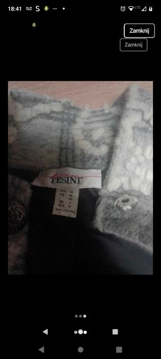 Płaszcz damski xs-s