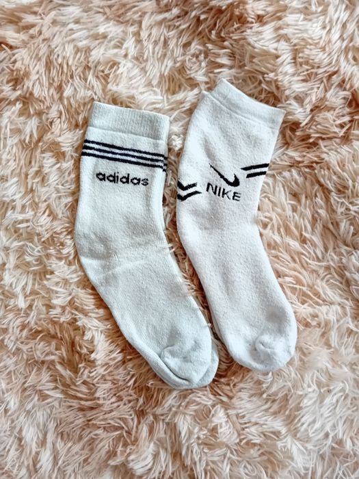 Skarpetki białe adidas Nike