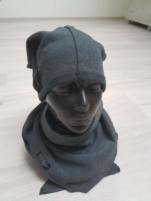 Czapka i szal dziecięca 5-12 lat