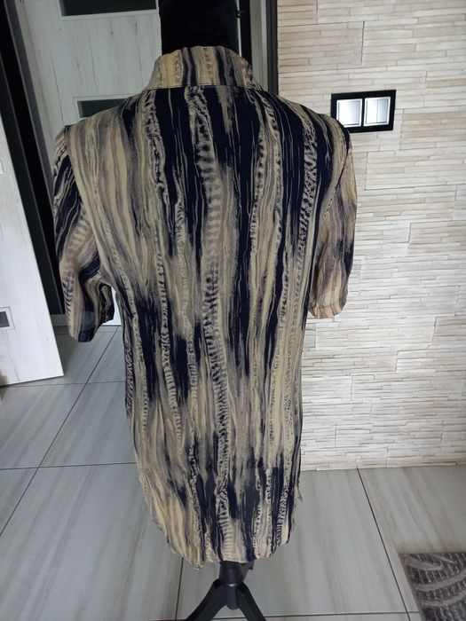 Śliczna mazana bluzka CM Claudia-Moden na 42 XL.