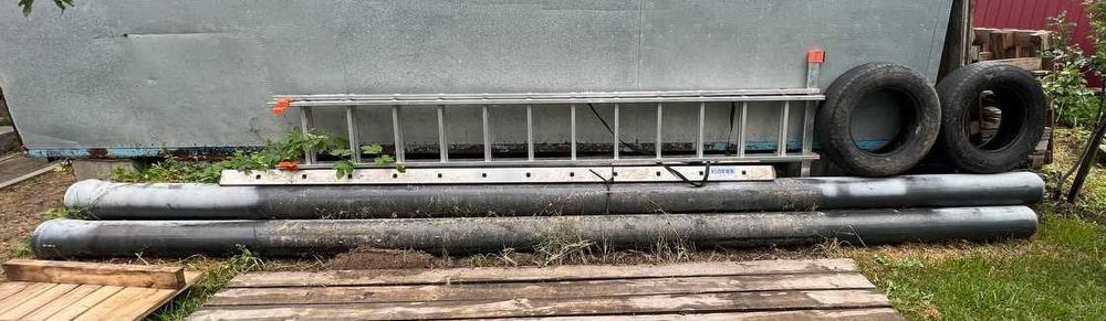 Труба Пвх зовнішня буріння 225/5,5мм 5 та 6м