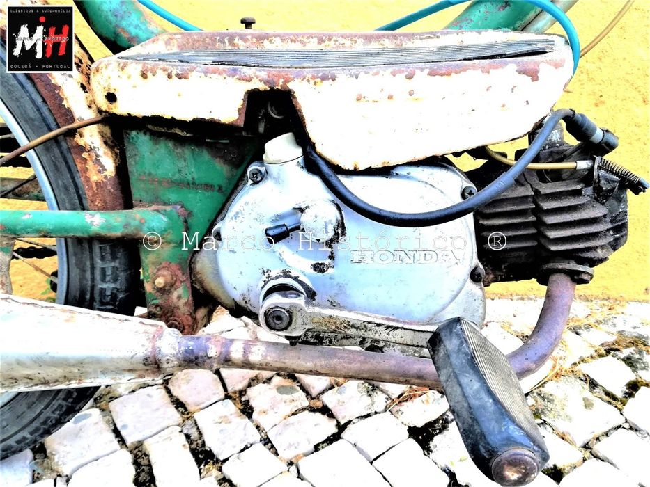 Honda Amigo PF50 ( 1° modelo ) quadro rígido