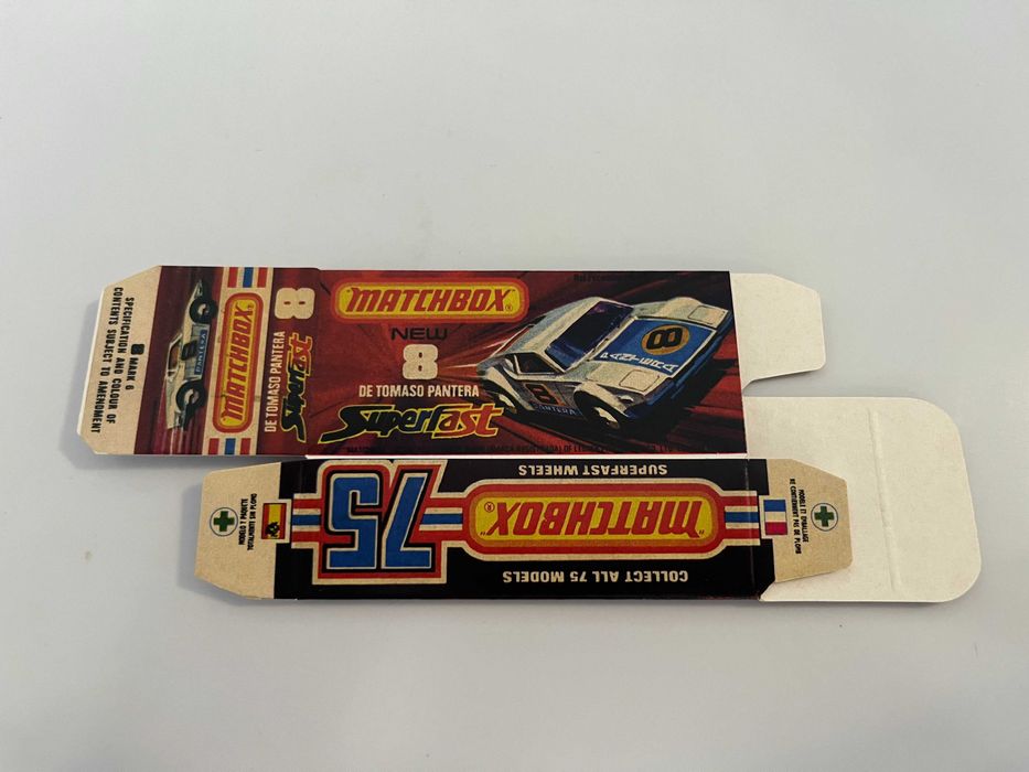 Caixa de reprodução para Matchbox Superfast Diversos modelos esc. 1:75