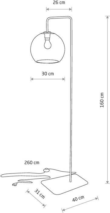 Lampa wolnostojąca Novodvorski Monaco 8794