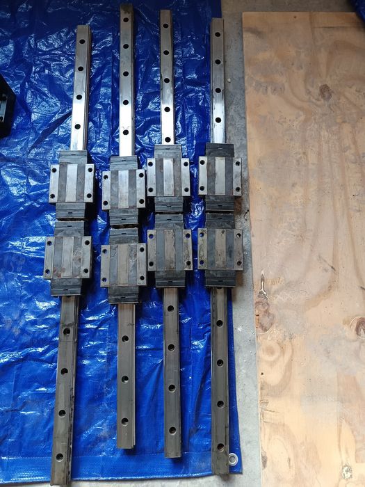 Prowadnice liniowe 35mm 106cm 4 sztuki CNC frezarka tokarka