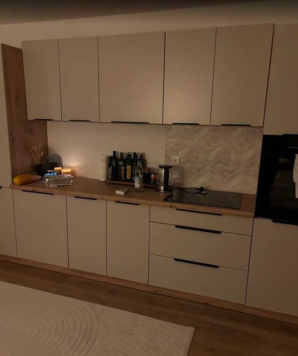 Modułowe meble kuchenne Cashmere + dąb artisan 310 na 180cm Dostawa! Raty!