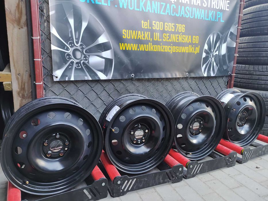 4x używane felgi stalowe R16 5x98 Fiat 500L Tipo Doblo Opel Combo D