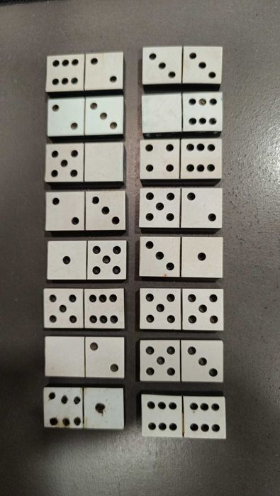 Залишки доміно білий комплект. Ціна за штуку. Висилаю