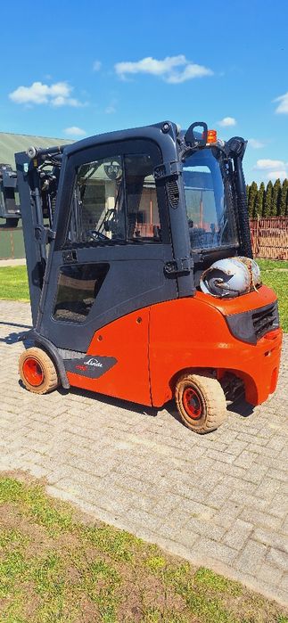 Linde H20 stan IDEALNY Triplex przesuw wolny skok wózek widłowy widlak