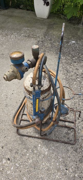 Maçarico de oxigénio e gas com manómetro de oxigénio para soldar