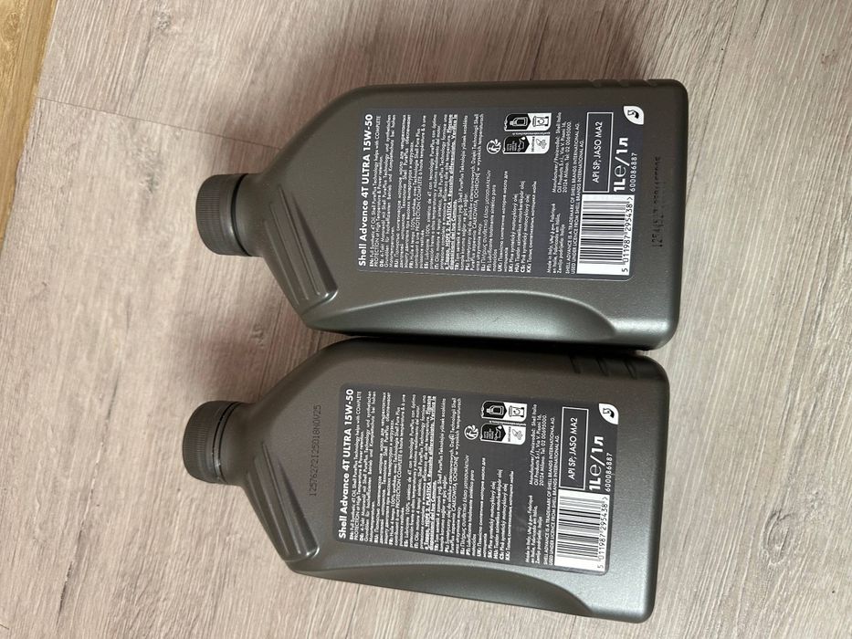 Моторне мастило 4T Shell Advance Ultra 15w50 1л синтетика