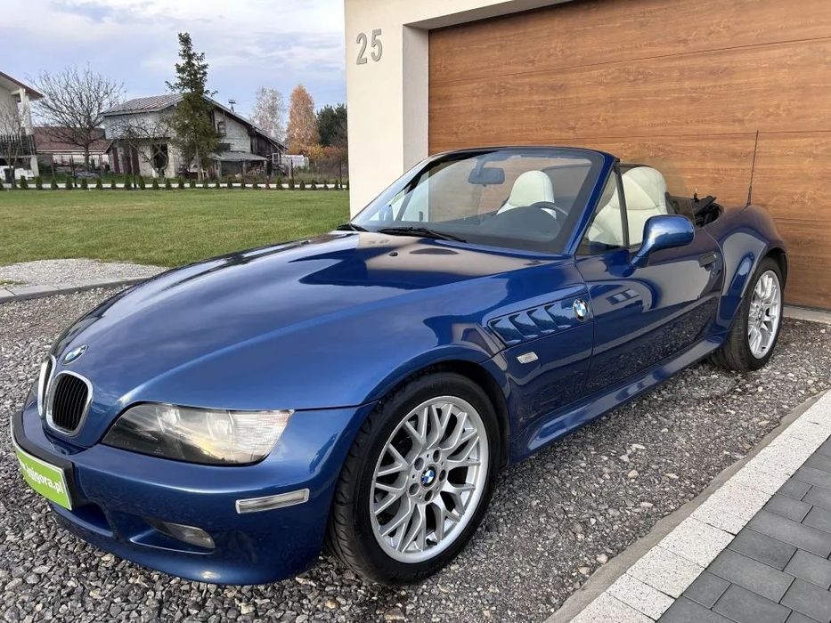 BMW Z3 1.9 Benzyna 118 KM M PAKIET LIFT elektryczne fotele podgrzewane skóra