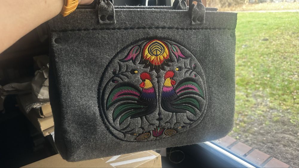 Torbka Goshico z motywem ludowym - NOWA