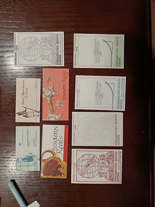 Booklet's novos com todos os selos