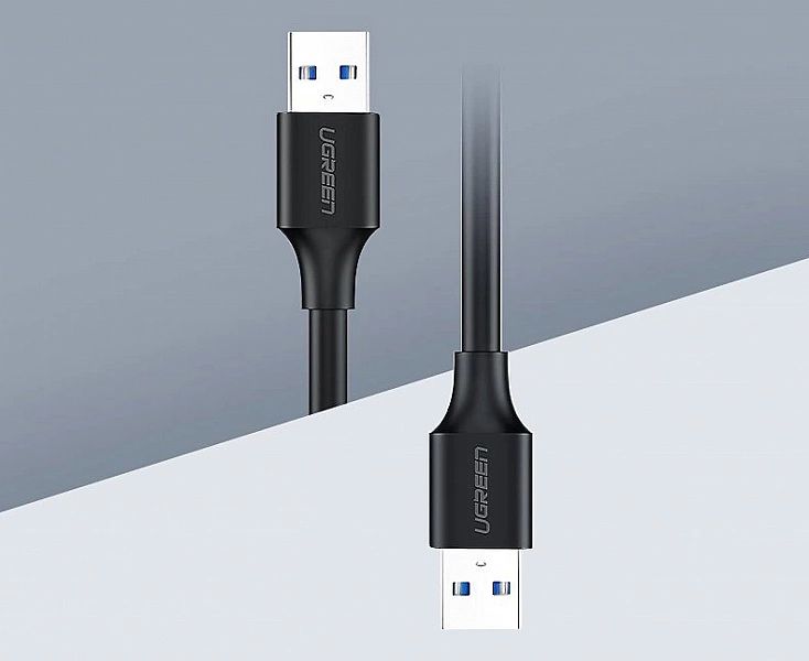 Ugreen kabel przewód USB 2.0 (męski) - USB 2.0 (męski) 2 m czarny (US1