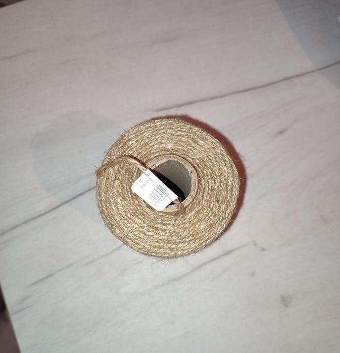 Джутовая веревка 195 грамм, новая
