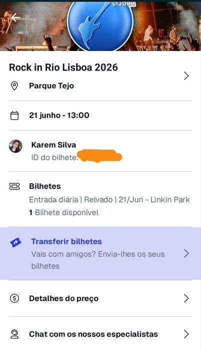Rock in rio- 21 de junho