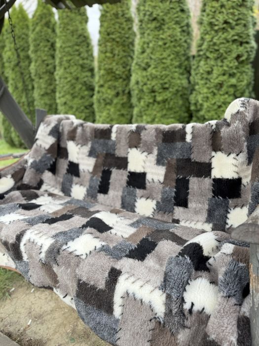 Ковдра з овчини ,тепла ковдра