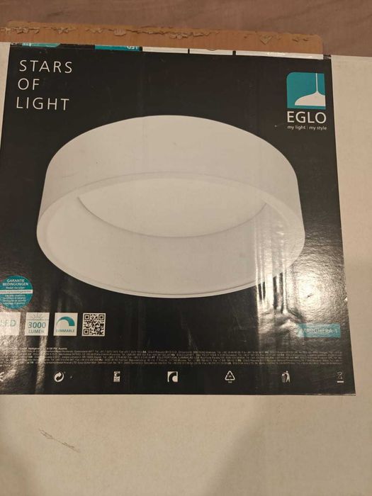 Plafon LED Eglo Marghera 1 — novo, Ø45 cm, regulável