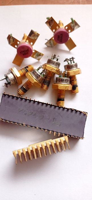 Радиодетали СССР позолота