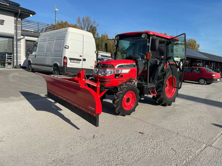 Pług do śniegu z płytą montażową do mini ciągnika  agrosped kubota, Iseki, Yanmar i Mitsubishi promocja