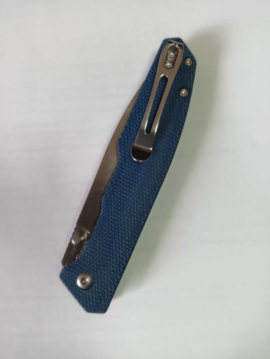 Nóż składany Magnum Deep Blue Canvas